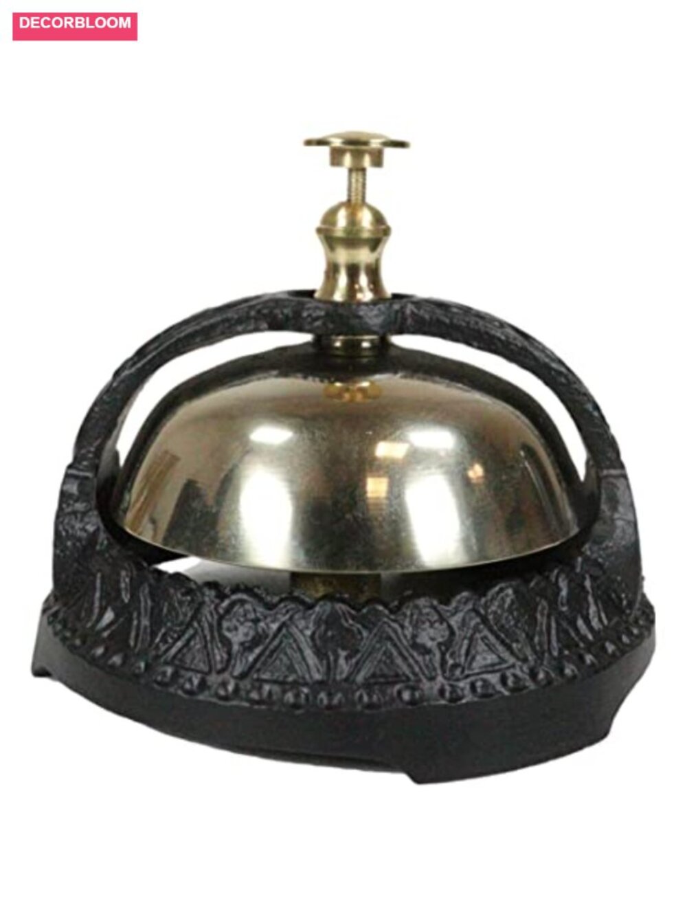 Antique Style Ornate Victorian Hotel Front Desk Bell Aluminum Office Decor